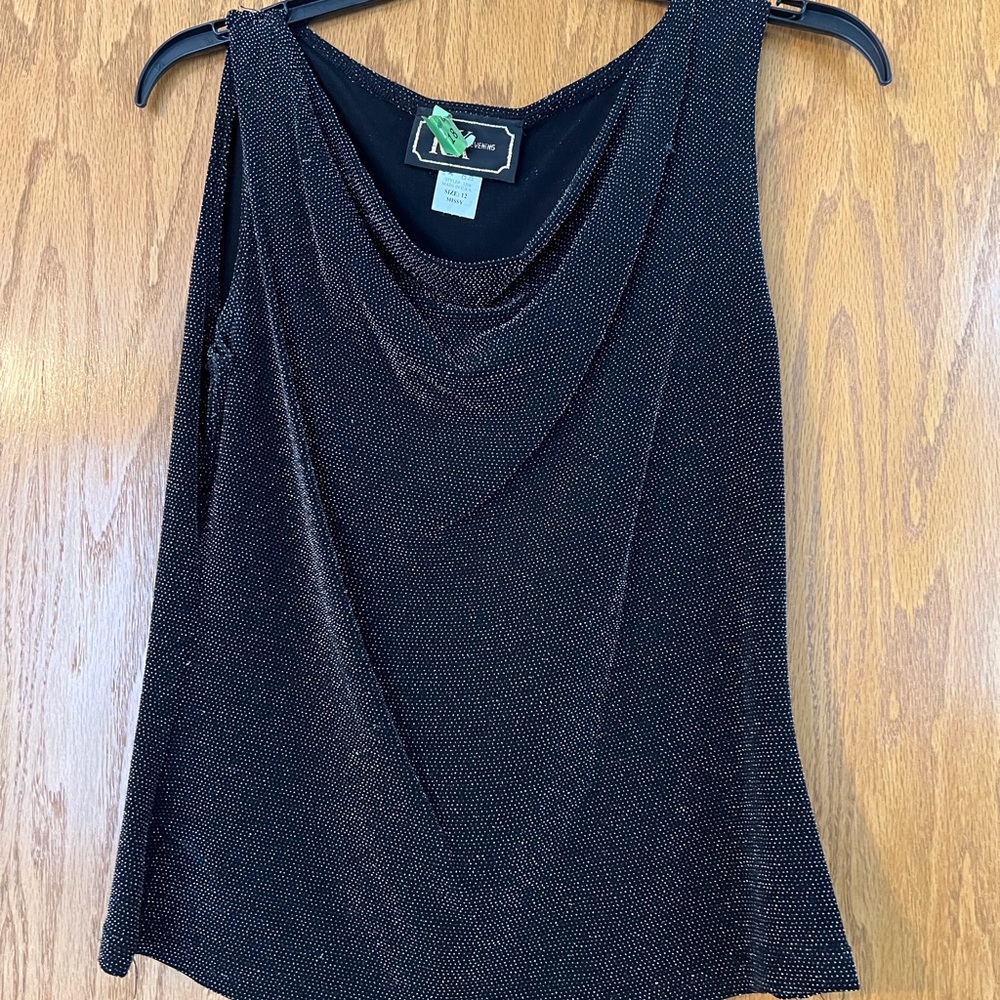 Evening wear top and pants
